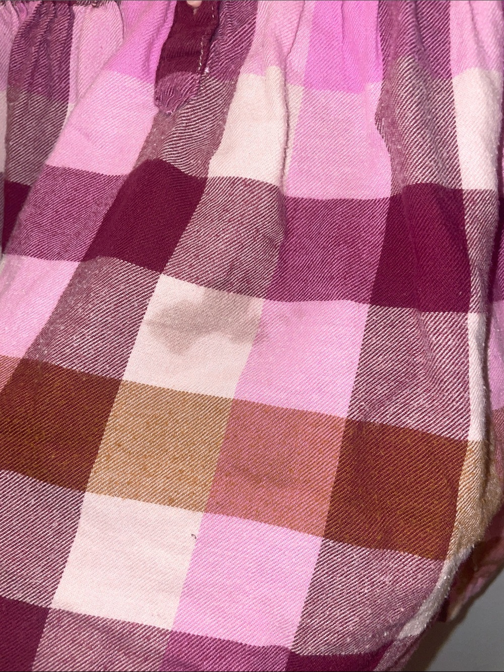Carter's Pink Plaid Flannel Dress - Size 4T - Picture 6 of 6